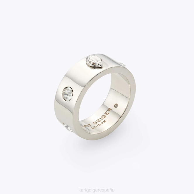 Kurt Geiger mujer anillo de metal con águila de Londres 2LPR547 | accesorios plata