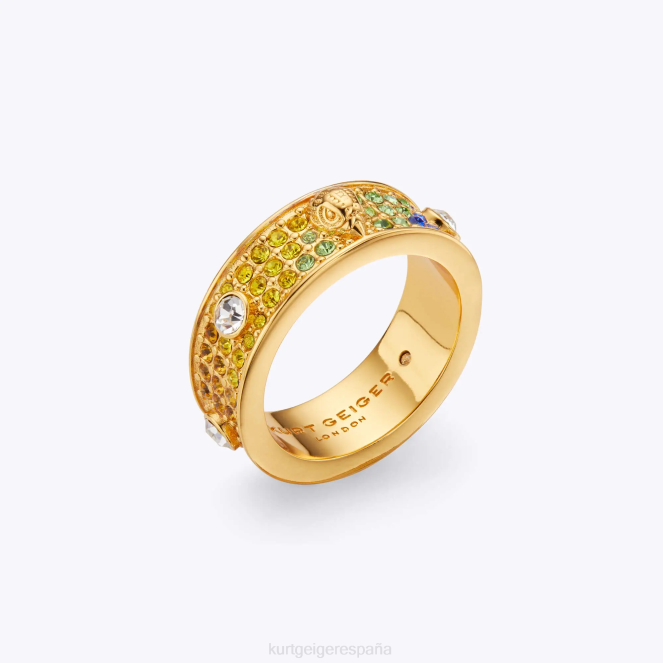 Kurt Geiger mujer anillo de metal con águila de cristal de Londres 2LPR195 | accesorios varios/otros