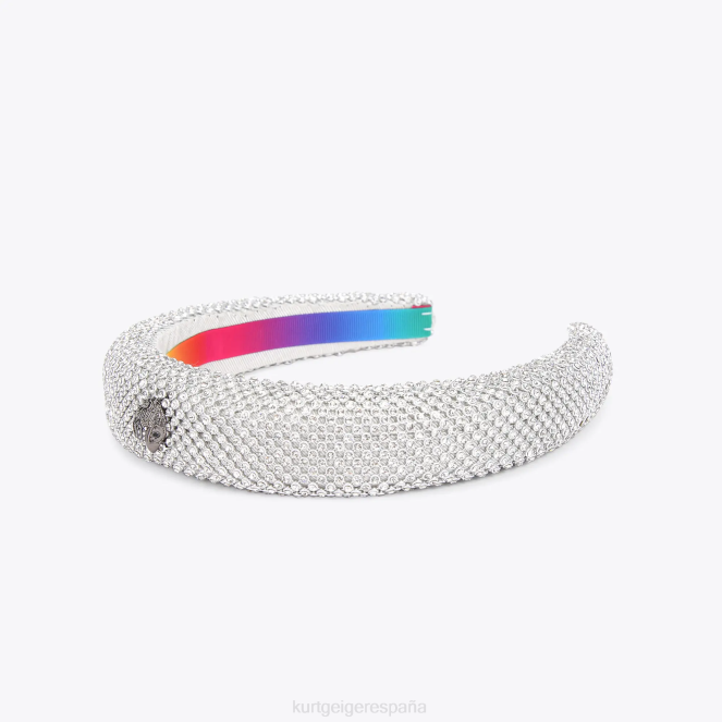 Kurt Geiger mujer diadema de cristal de londres 2LPR516 | accesorios plata
