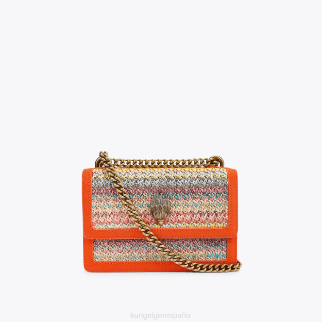 Kurt Geiger mujer bandolera pequeña london shoreditch 2LPR113 | bolsas naranja