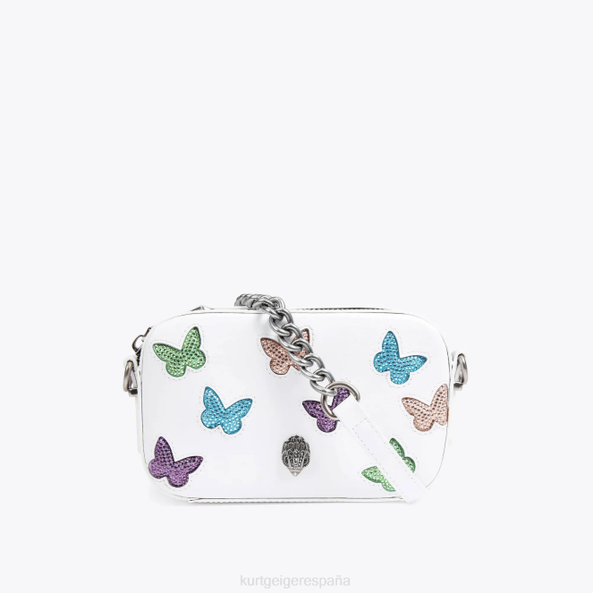Kurt Geiger mujer bolso cámara london pequeño mariposa 2LPR213 | bolsas peine blanco