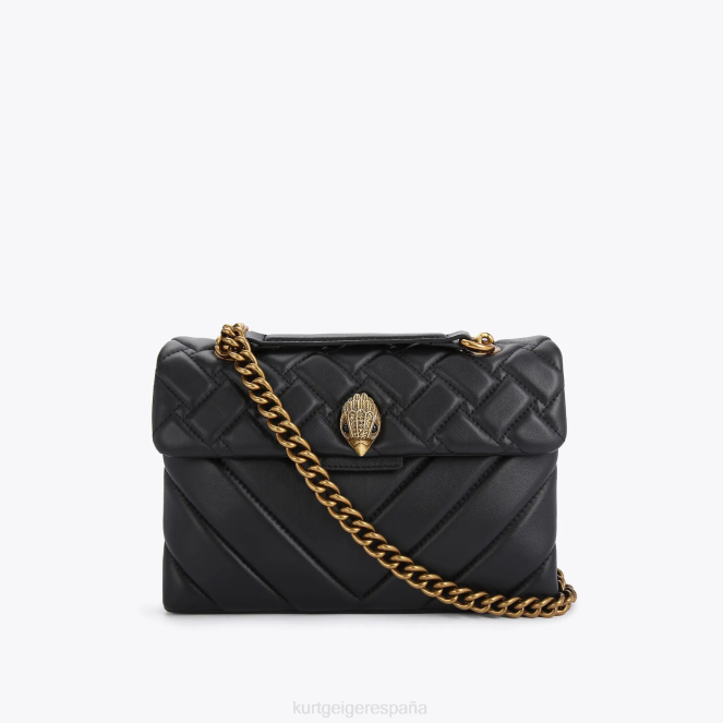 Kurt Geiger mujer londres cuero kensington 2LPR46 | bolsas negro