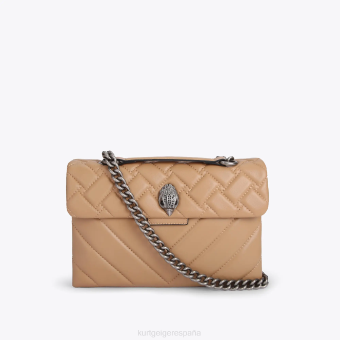 Kurt Geiger mujer londres cuero kensington 2LPR47 | bolsas camello