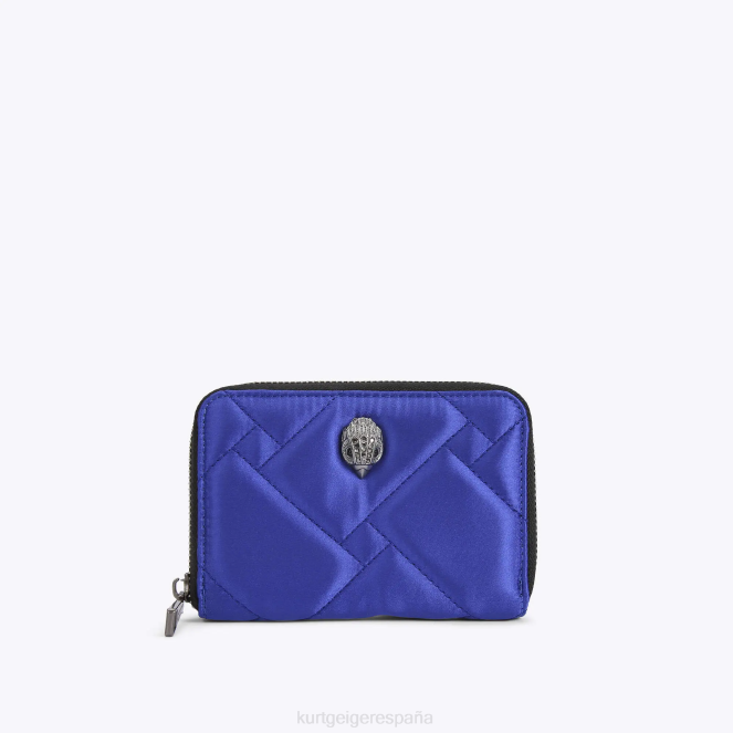 Kurt Geiger mujer cartera pequeña con cremallera london de nailon 2LPR559 | bolsas azul