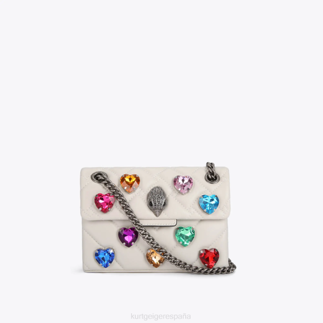 Kurt Geiger mujer minibolso kensington love londres 2LPR51 | bolsas hueso