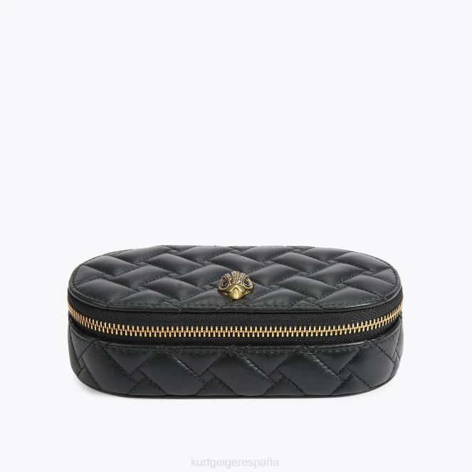 Kurt Geiger mujer estuche de joyería kensington de londres 2LPR561 | bolsas negro
