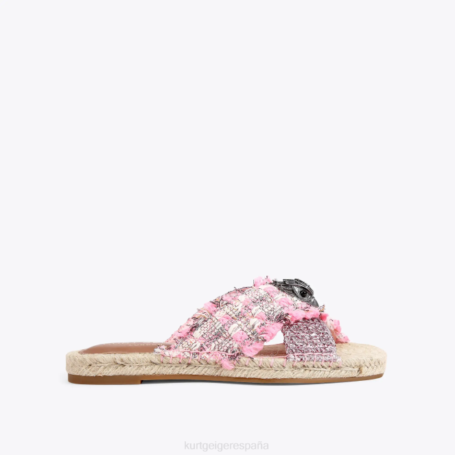 Kurt Geiger mujer alpargata london kensington 2LPR443 | calzados combinación rosa