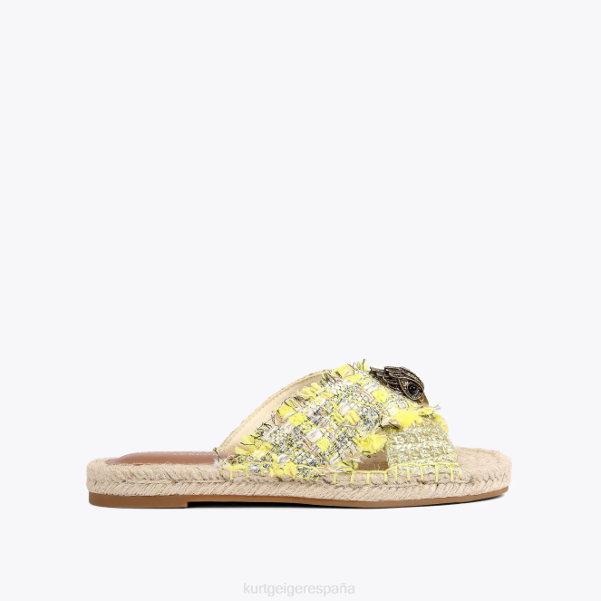 Kurt Geiger mujer alpargata london kensington 2LPR445 | calzados amarillo
