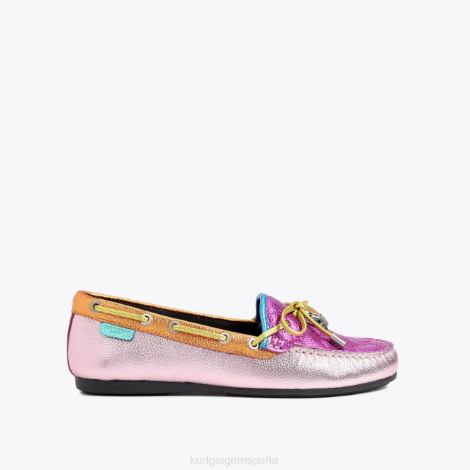 Kurt Geiger mujer mocasín águila londinense 2LPR218 | calzados combinación rosa