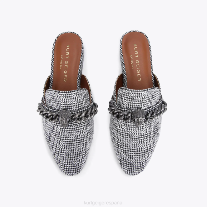 Kurt Geiger mujer mula del chelsea de londres 2LPR362 | calzados plata