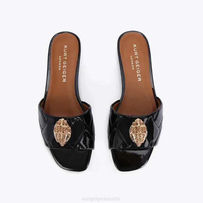 Kurt Geiger mujer sandalia plana london kensington 2LPR352 | calzados negro