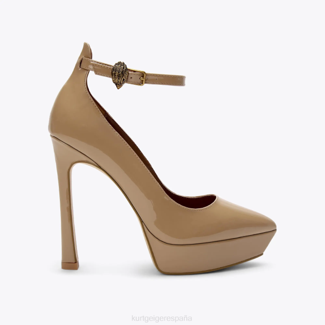 Kurt Geiger mujer Tribunal de la plataforma Shoreditch de Londres 2LPR407 | calzados camello