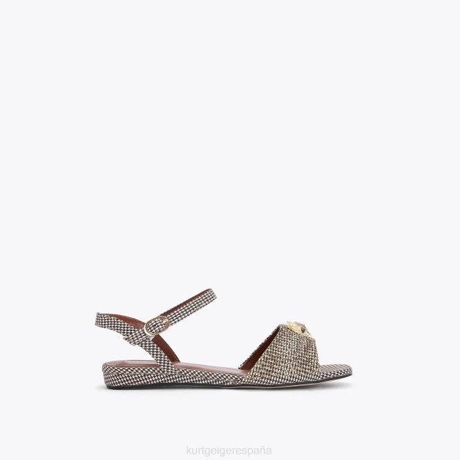 Kurt Geiger niños sandalias kensington mini londres 2LPR480 | calzados oro